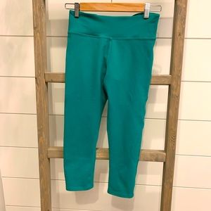 Green yoga pants by Fabletics
